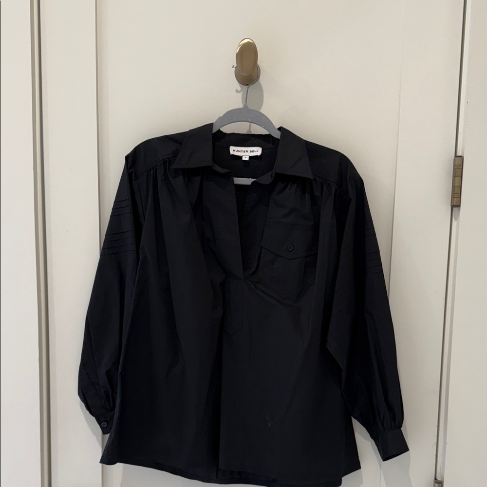 Hunter Bell Black Button-Down Shirt